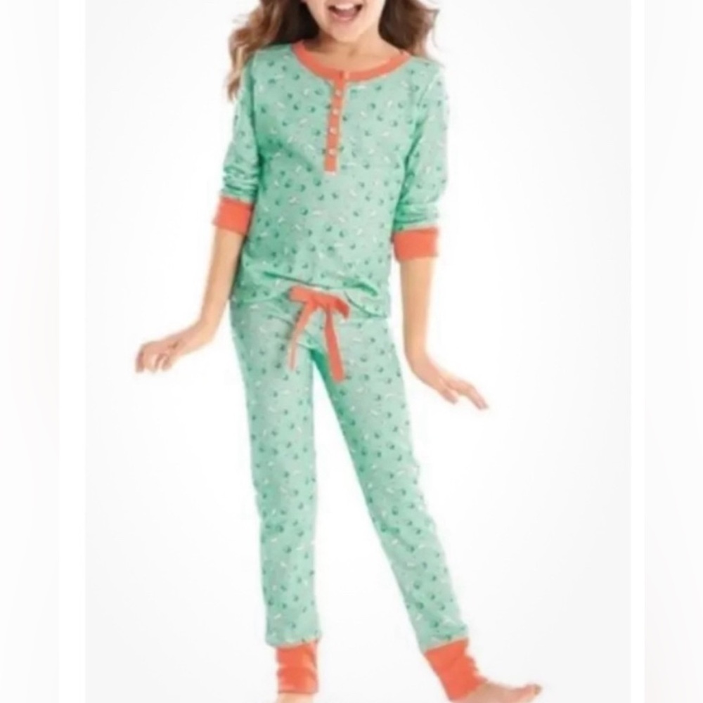 American Girl Kit Kittridge Puppy Print Pajama Set, Size Medium (10-12)